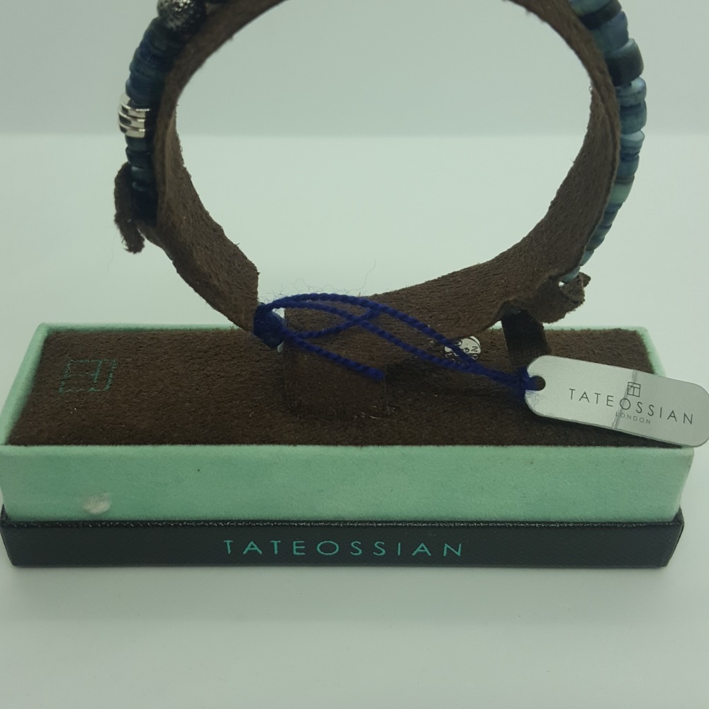 Tateossian Seychelles mesh silver bracelet NEW! - Picture 7 of 7